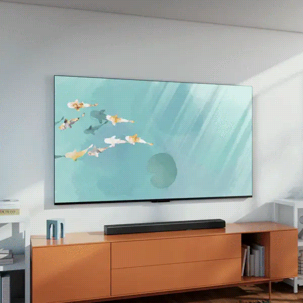 Amazon Fire TV Omni Mini-LED Series upcoming ambient experience animation.